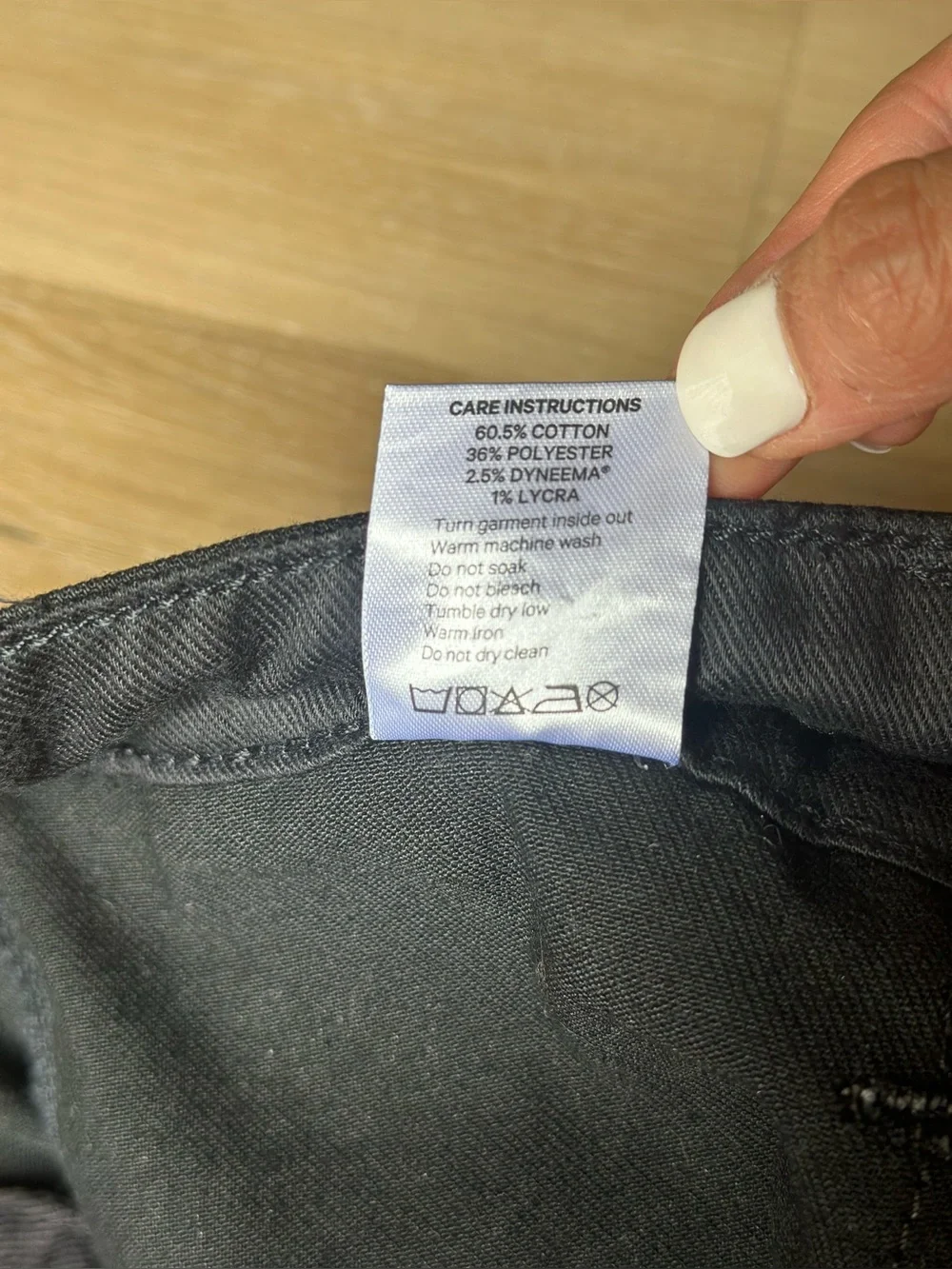 Sa1nt Black Twill Shorts 6247-Smp Heavy Duty Dyneema Moto Work Shorts 34